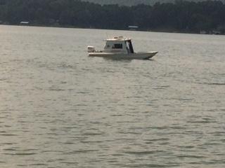 Members of the Cherokee County Rescue Squad retrieving 4 vehicles from Weiss lake