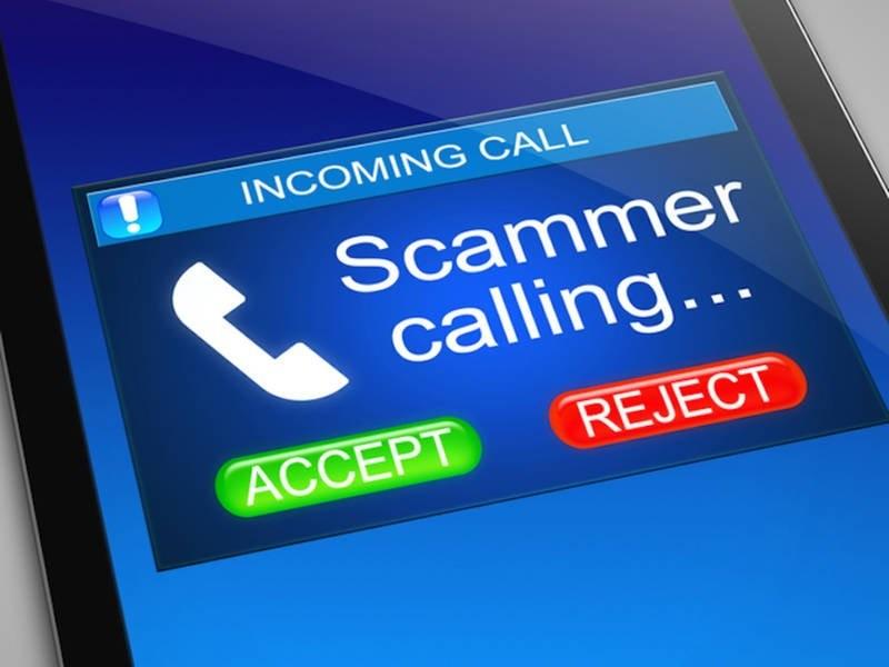 Incoming call from Scammer