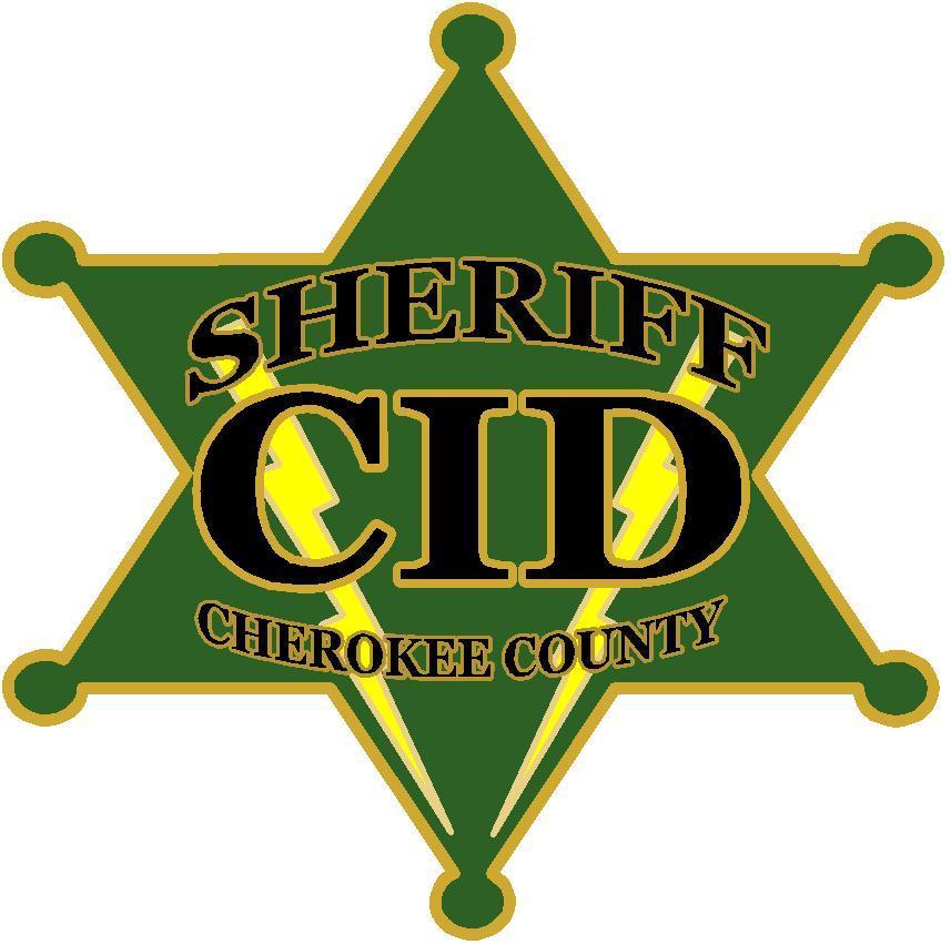 Cherokee County sheriff CID badge