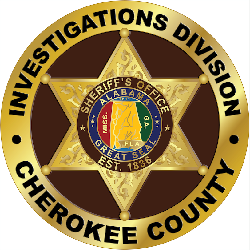 Cherokee County Investigations Division badge
