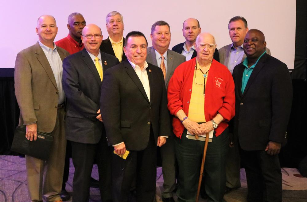 Sheriff Shaver and Chief Investigator Josh Summerford with a group of other attendees at the National Sheriffs' Association conference