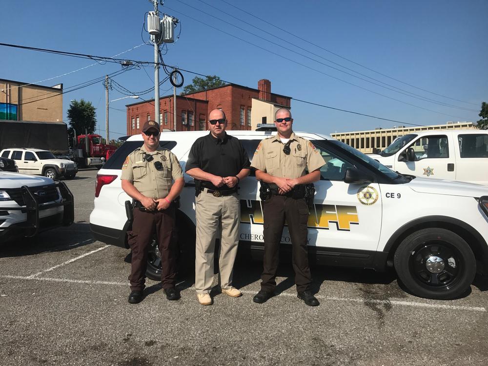 Deputy Sentell, Deputy Money and Sheriff Shaver