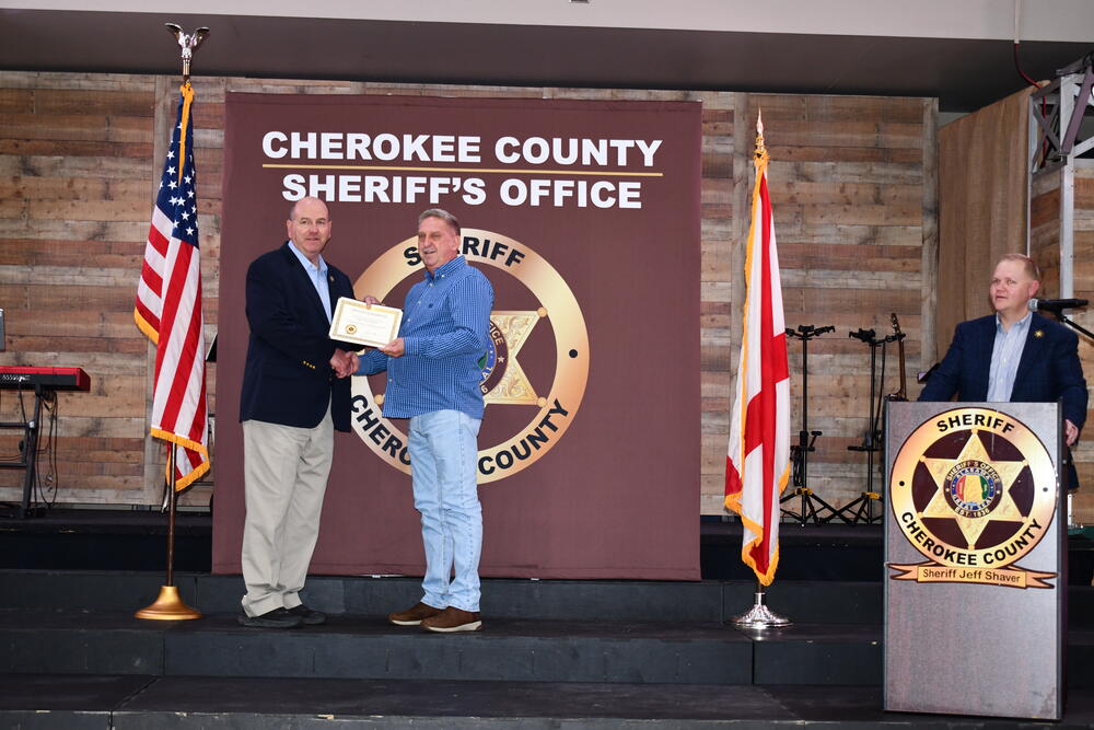 Cpl. Tony Pettitt was awarded for Most Civil Papers Served