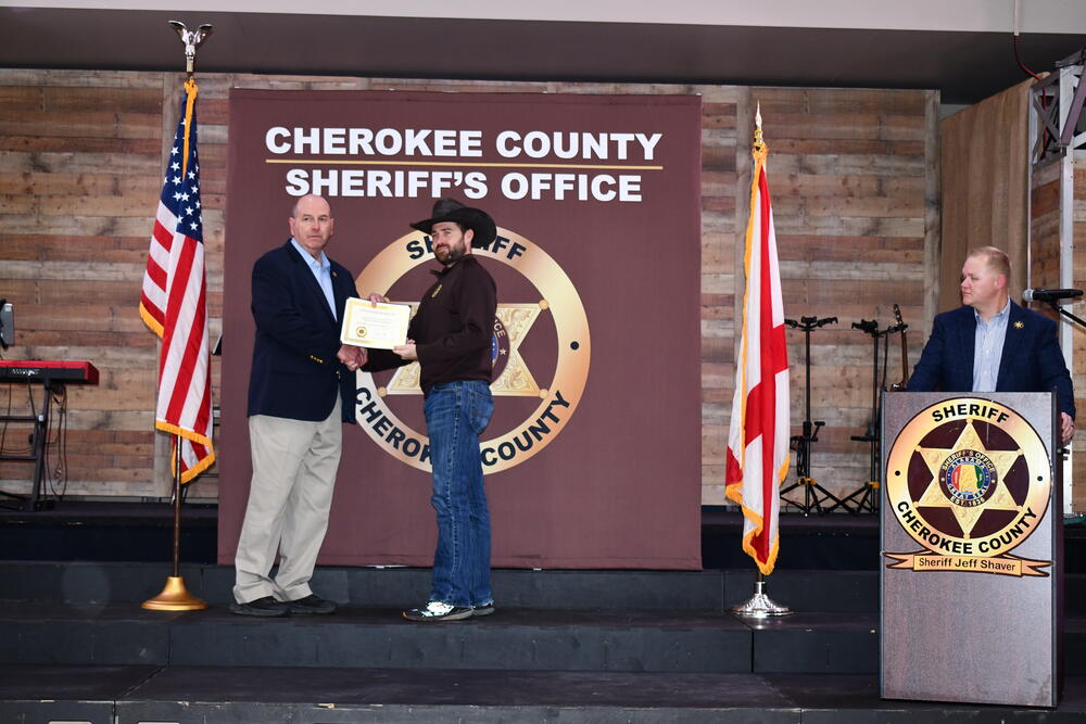 Deputy Dakota Deberry was awarded for Most DUI Arrests 